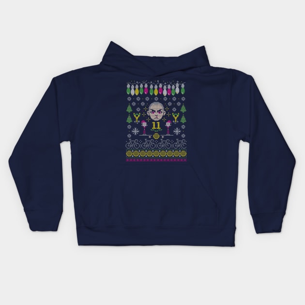 A Strange Sweater Kids Hoodie by machmigo